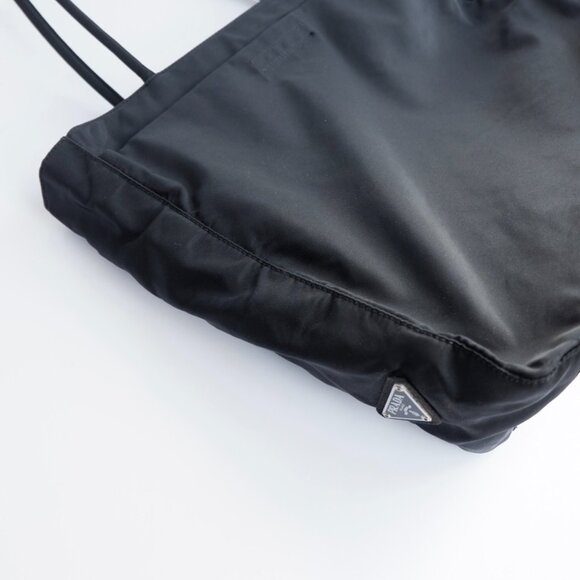 Authentic Preowned Prada Black Nylon Long Strap Tote Bag - Picture 8 of 12